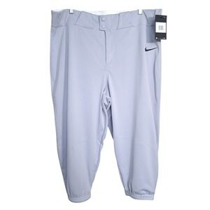 Nike Team Men's Baseball Pants Gray Pockets‎ Size XXL Sports Athletic Outdoors